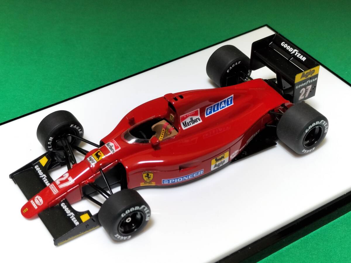 タメオ 1/43 メタルキット フェラーリ 640 ハンガリーGP 1989 N.マンセル/G.ベルガー TMK110