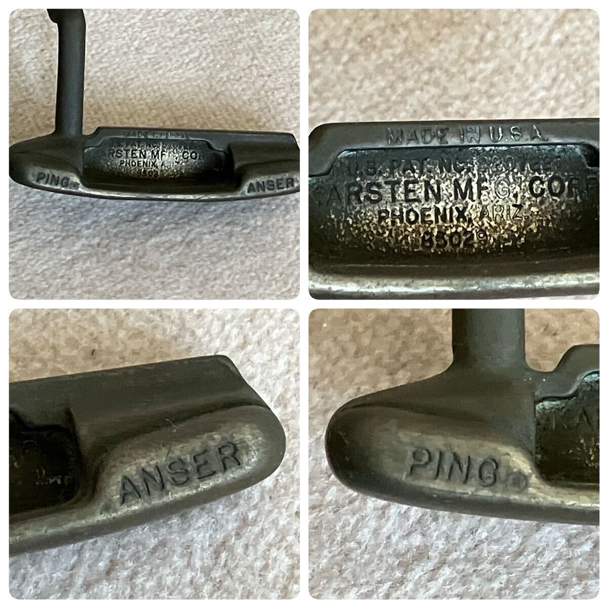 ビンテージ品】ピン PING ANSER KARSTEN MFG CORP 純正グリップ ビンテージ品】ピン PING ANSER KARSTEN MFG CORP 純正グリップ