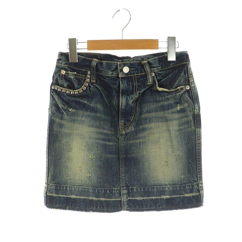 HYSTERIC GLAMOUR VTG ダメージデニム ミニスカート - メルカリ