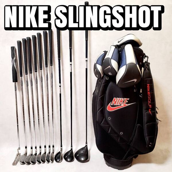 ナイキ NIKE SLINGSHOT ゴルフクラブ 11本 キャディバッグ セット 右利き用 初心者 おすすめ 人気