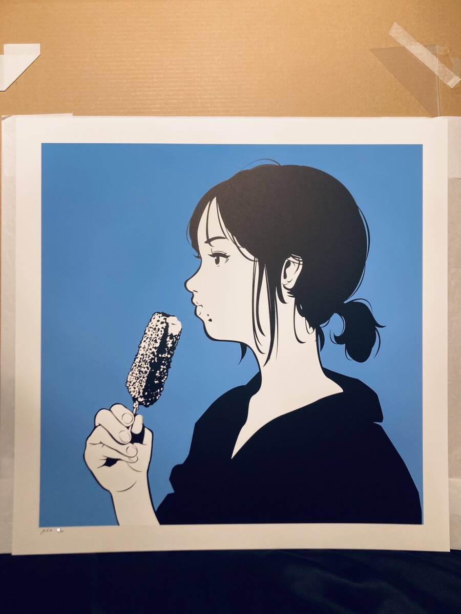 Yahoo!オークション -「backside」(シルクスクリーン) (版画)の Yahoo!オークション -「backside」(シルクスクリーン) (版画)の