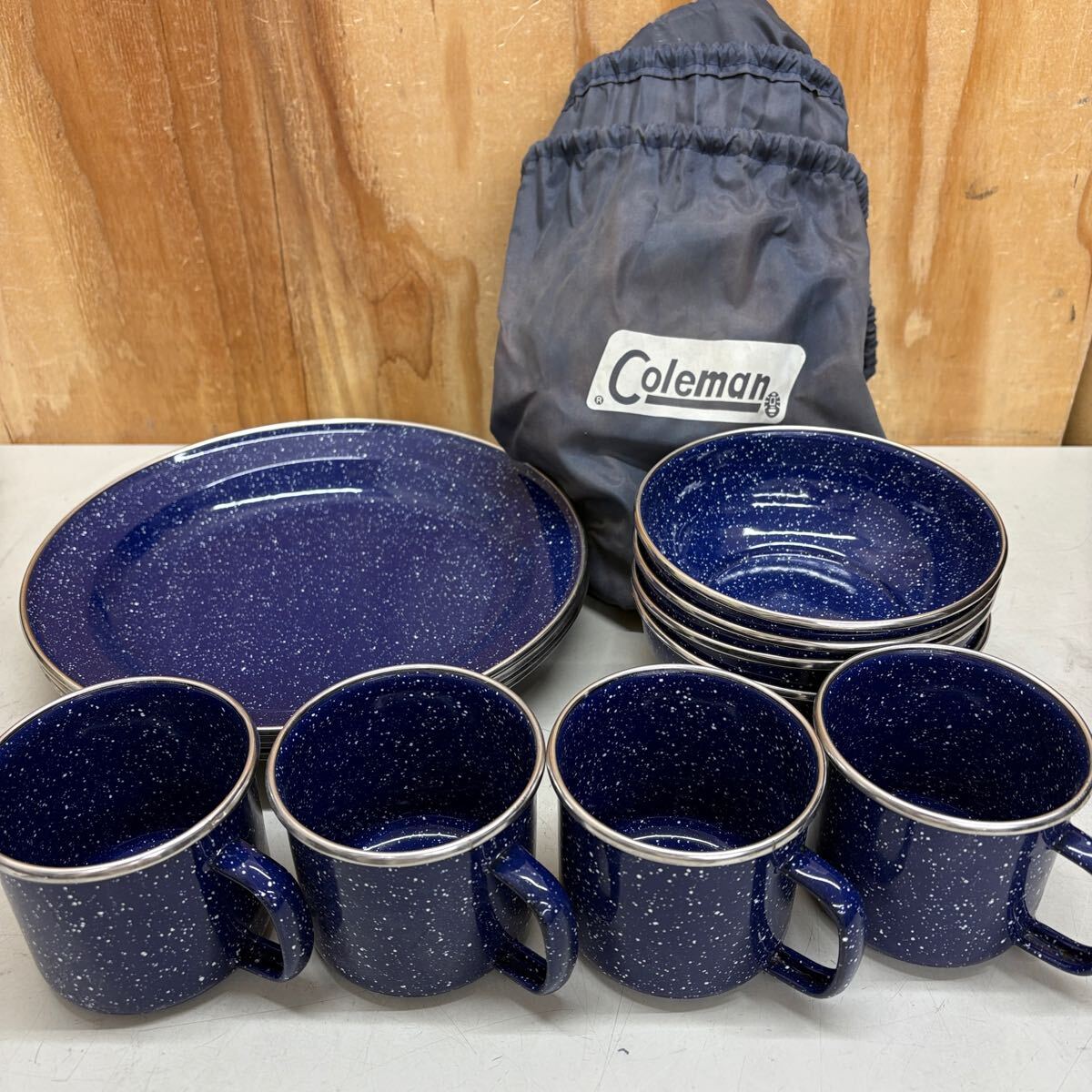 Coleman - コールマン メラミン 食器 セット 8人分の通販 by