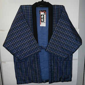 LL・大寸 男物 久留米 綿入れ はんてん・半纏・袢天・ 日本製 NO.6