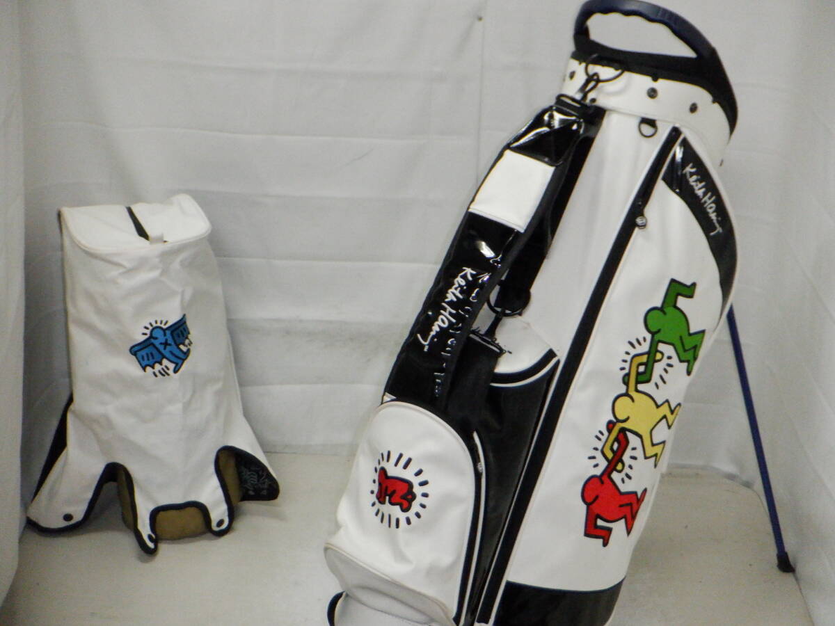 Yahoo!オークション -「keith haring」(キャディバッグ) (用具 Yahoo!オークション -「keith haring」(キャディバッグ) (用具