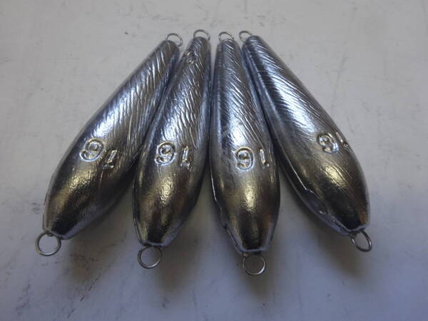 釣具 オモリ 約110号 (約16オンス)4本 送料無料 3