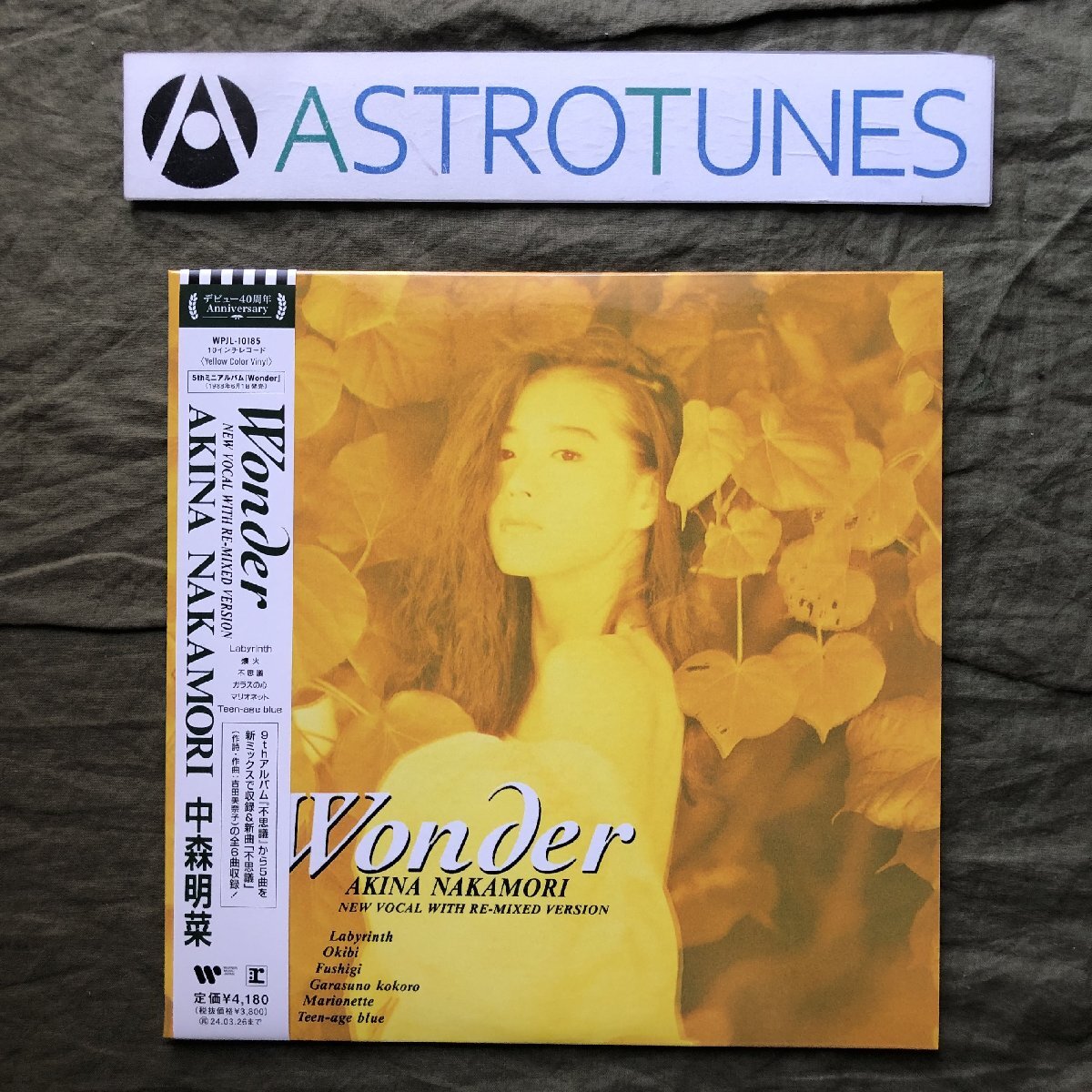 レコード＋クリアファイル 中森明菜 AKINA NAKAMORI wonder