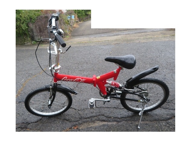 Yahoo!オークション -「コカコーラ」(折り畳み自転車) (車体)の Yahoo!オークション -「コカコーラ」(折り畳み自転車) (車体)の