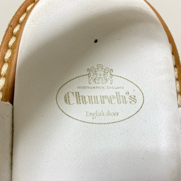 チャーチ Church's サンダル 37 1/2 - レザー 白 レディース 靴 チャーチ Church's サンダル 37 1/2 - レザー 白 レディース 靴