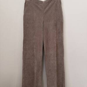 コーデュロイ【 alfred dunner 】薄ベージュ系 パンツ ストレッチ ウエストゴム M寸程度 ○● 送料無料 匿名配送