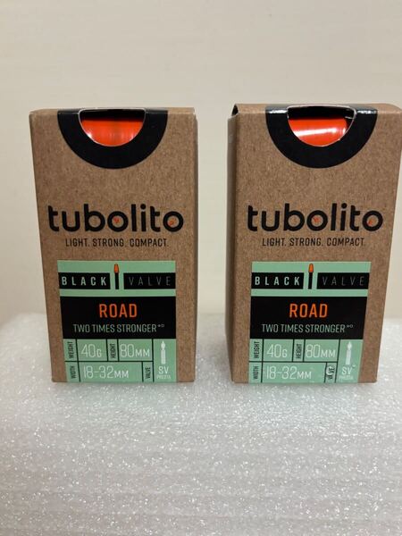 【新品5 】TUBOLITO チューボリート TUBO ROAD チューボロード 700x18-32C 仏式 TUBE チューブ TUB チューボロード 80mm BLK(V)2本セット