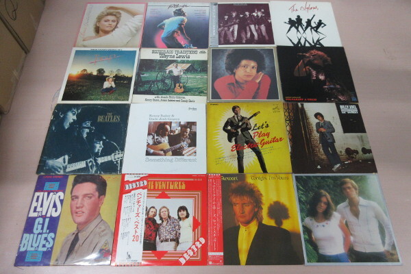 即決 9999円 LP 80枚セット Elvis Presley BEATLES BILLY JOEL Rod Stewart OLIVIA NEWTON-JOHN Carpenters Ventures ロック 洋楽/Q13