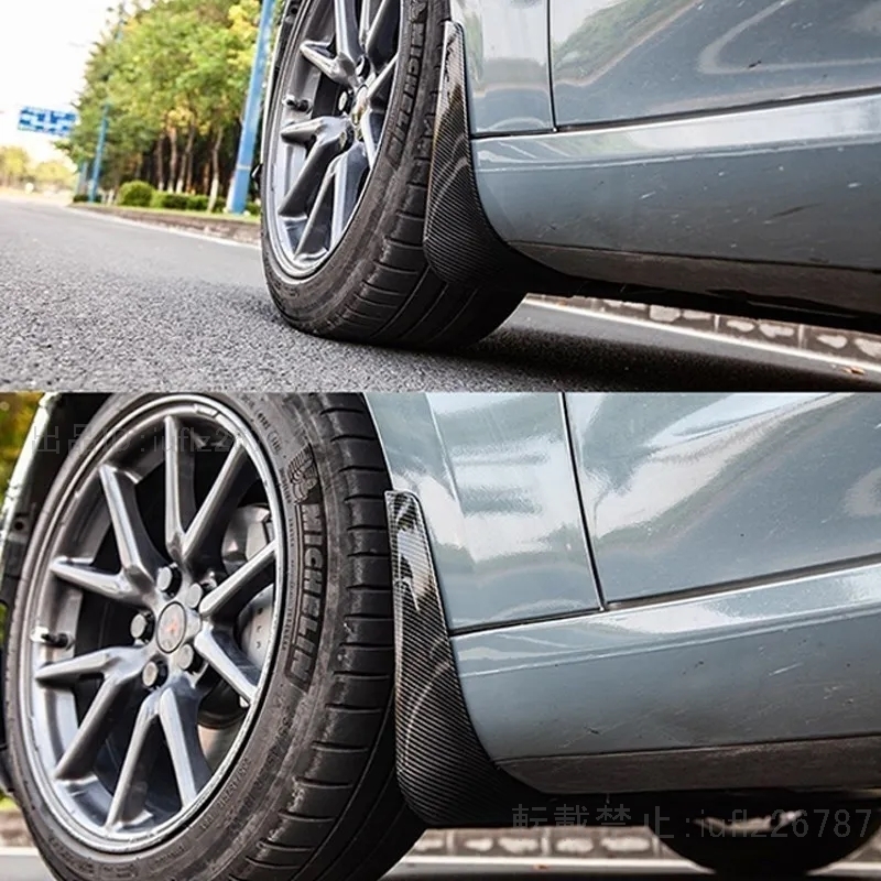 テスラモデル3用 フロントおよびリアマッドフラップ マッドフラップ スプラッシュガード 保護フェンダー 車 外部アクセサリー y 2 CAB098