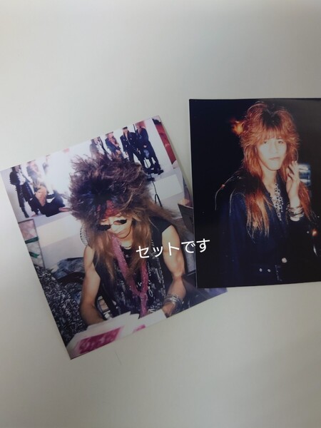 X TAIJI2枚セット 沢田泰司 xjapan hide YOSHIKI BLUE BLOOD Jealousy X JAPAN