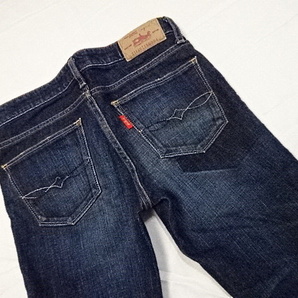 送料無料☆アングリッド☆濃紺☆ストレッチスキニーデニム☆25☆ウェスト約75cm