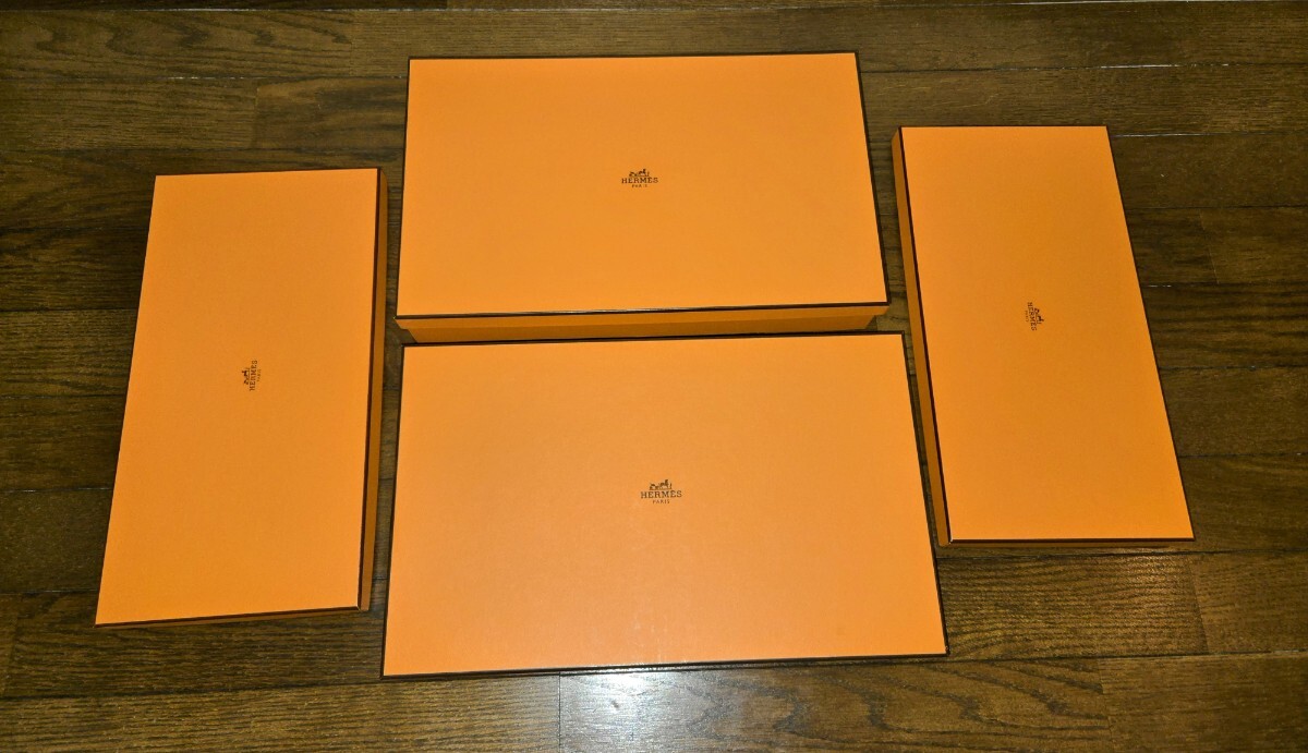 新品エルメスHERMES空箱3個セットまとめ売りプレゼントギフト
