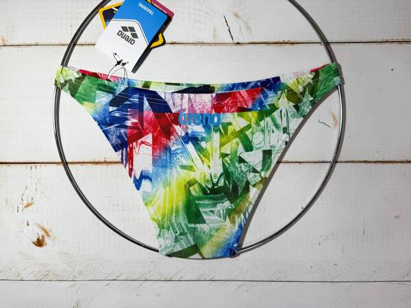 【即決】Arena アリーナ 女性用 ビーチバレー ビキニ ショーツ 水着 ブルマ Glitch LEAF柄 海外28 その2