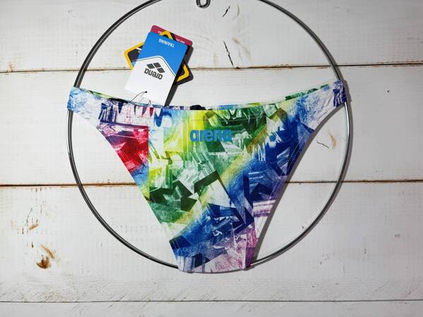 【即決】Arena アリーナ 女性用 ビーチバレー ビキニ ショーツ 水着 ブルマ Glitch LEAF柄 海外28 その3
