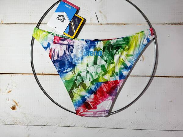 【即決】Arena アリーナ 女性用 ビーチバレー ビキニ ショーツ 水着 ブルマ Glitch LEAF柄 海外30 その2