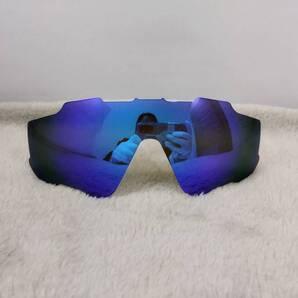 高品質 レーダーEVパス アイス オークリー サングラス 偏光レンズ 交換レンズ 青 ミラー bsokl113 oakley radarevpath radar ev path