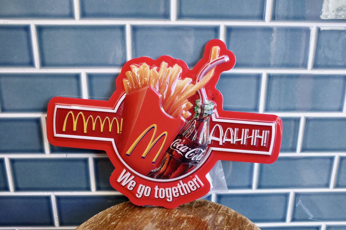 Yahoo!オークション -「マクドナルド」(看板) (広告、ノベルティ Yahoo!オークション -「マクドナルド」(看板) (広告、ノベルティ