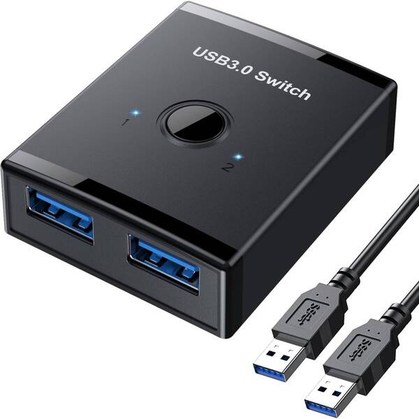 【売れ筋商品】usb切替器 切り替え機 pc2台用 usb3.0 マウス キーボード 切り替え器 usb セレクター プリンタ 手