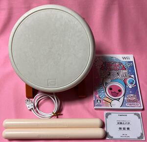 任天堂 Wii 太鼓の達人 太鼓とバチ タタコン NC-110 + バチ + ゲームソフト(太鼓の達人Wii 決定版)