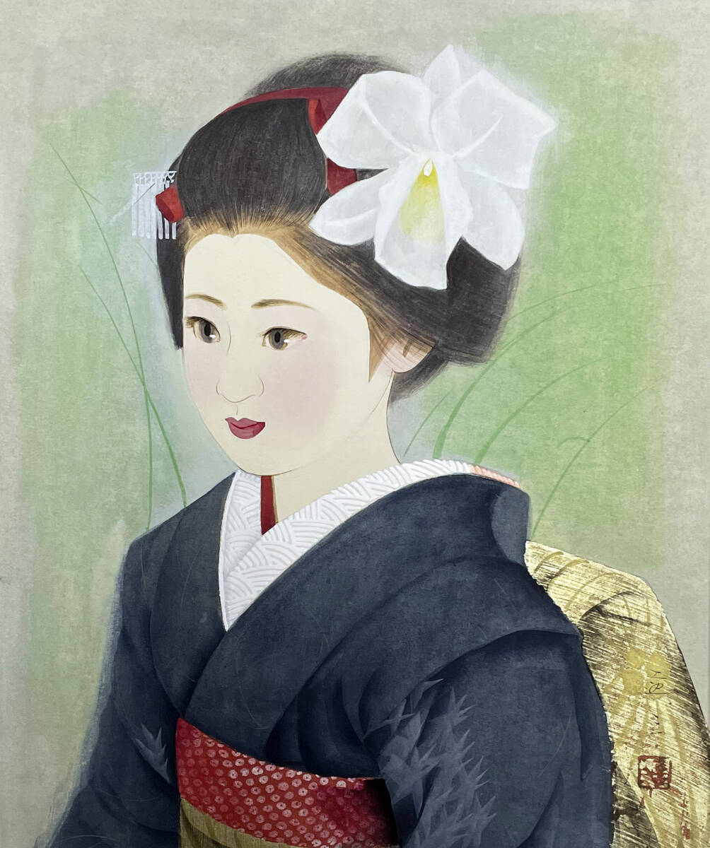 Yahoo!オークション -「清水達三 舞妓」(絵画) (美術品)の落札 Yahoo!オークション -「清水達三 舞妓」(絵画) (美術品)の落札