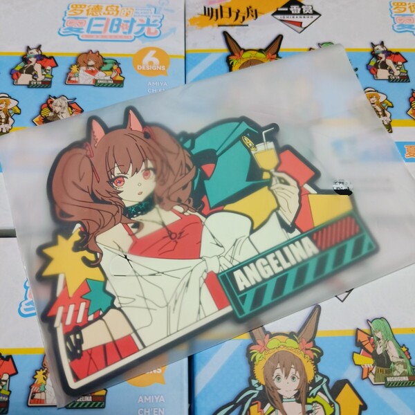【現品】Arknightsアークナイツ 一番くじ 水着 アンジェリーナ グッズ コースター フィギュア
