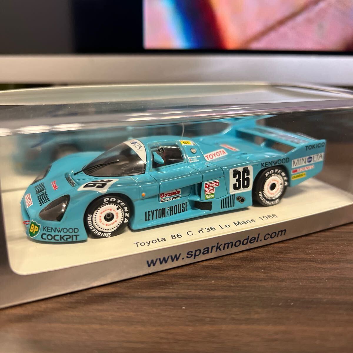 Spark 1/43 トヨタ85C レイトンハウス ルマン24時間耐久レース