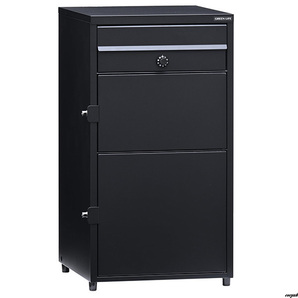 【キズや汚れがつきにくい高級感のあるサテン塗装仕上げ】宅配ボックス 大容量 ポスト一体型 防犯対策 屋外設置可能 おしゃれ