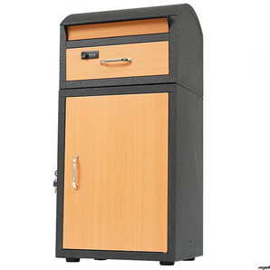 【投函口は庇と蓋付きで雨水やゴミの侵入を防止】宅配ボックス 大型 大容量 置き配 後付け おしゃれ 簡単施錠 亜鉛メッキ鋼板