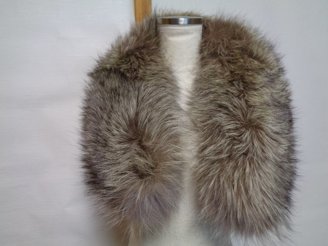 サガフォックス襟巻 SAGA FOX リアルファー ストール ショール 襟巻き マフラー 毛皮