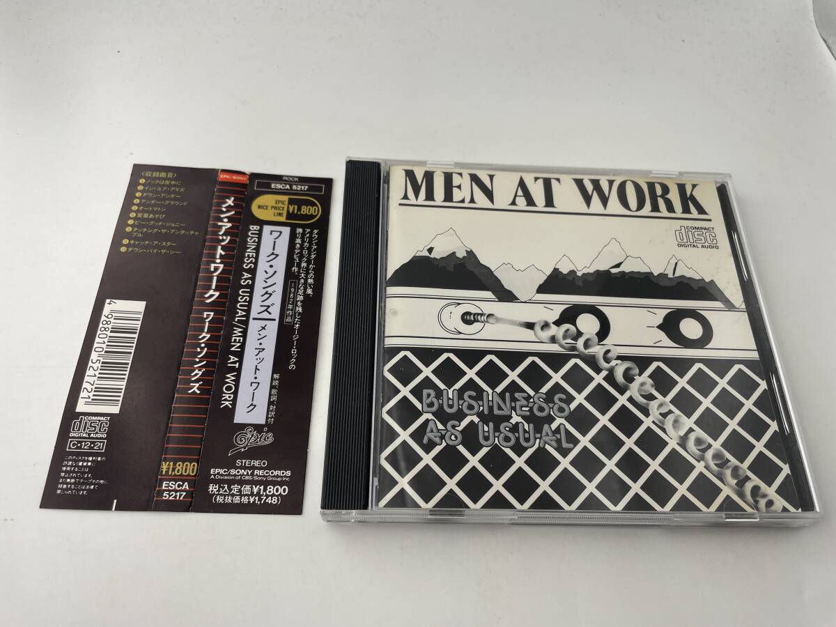 CD☆箱帯／35・8Pー15／メン・アット・ワーク／ワーク・ソングズ／旧規格 CD☆箱帯／35・8Pー15／メン・アット・ワーク／ワーク・ソングズ