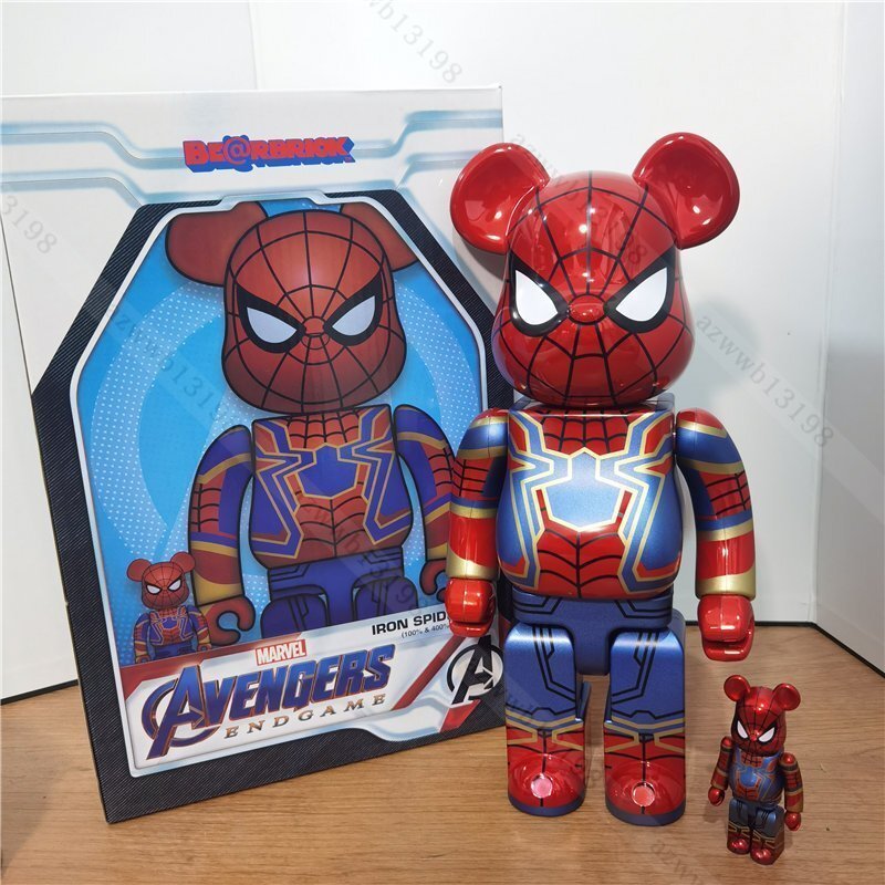 Yahoo!オークション -「BE@RBRICK IRON SPIDER 100% & 400 Yahoo!オークション -「BE@RBRICK IRON SPIDER 100% & 400