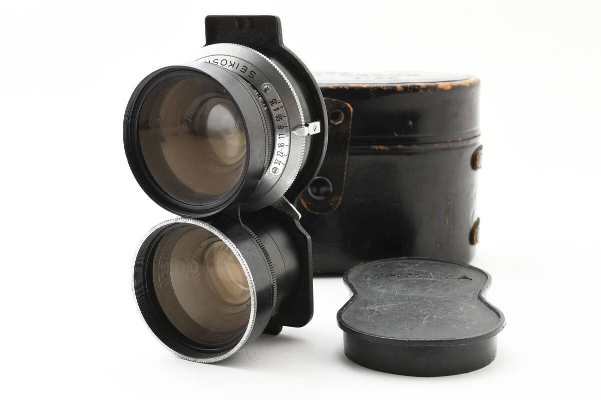 ★実用品★ マミヤ MAMIYA SEKOR 65mm F3.5 Cシリーズ用 二眼レフレンズ 純正ケース付属 #704AR