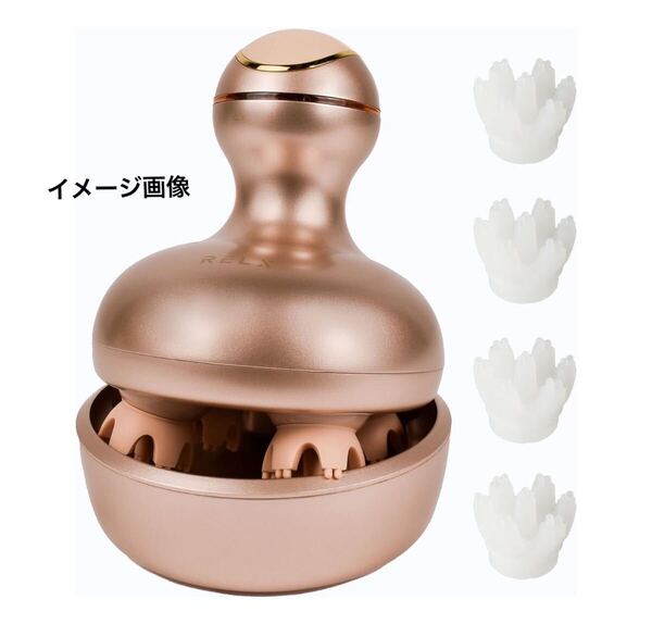 y122409m RELX ヘッドスパ 電動頭皮ブラシ (国内メーカー) ギフト IPX7防水 スカルプケア 3D振動 リラクゼーション器 美容家電 コードレス
