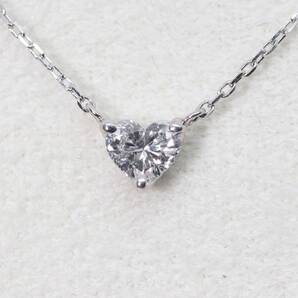 ヴァンドーム青山 0.4ct ダイヤ ハートシェイプ ネックレス/24-3218