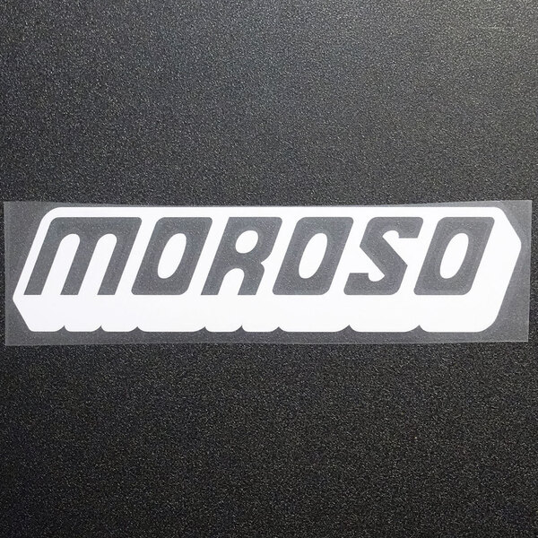 新品・未使用☆MOROSO モロソ カッティングステッカー ホワイト 1枚 縦49mm×横201mm |デカール|切り文字|切文字|新品|送料無料