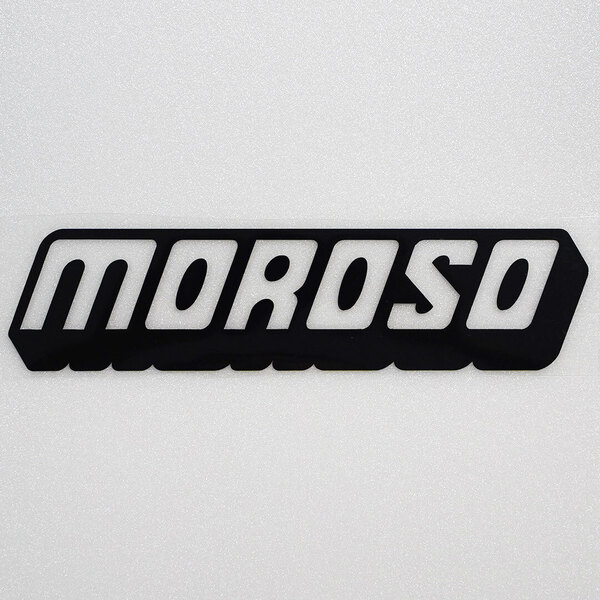 新品・未使用☆MOROSO モロソ カッティングステッカー ブラック 1枚 縦49mm×横201mm |デカール|切り文字|切文字|新品|送料無料