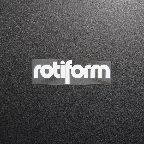 新品・未使用☆rotiform ロティフォーム カッティングステッカー ホワイト 1枚 縦35mm×横110mm |デカール|切り文字|切文字|新品|送料無料