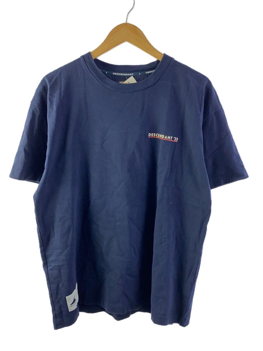 DESCENDANT◆Tシャツ/2/コットン/NVY
