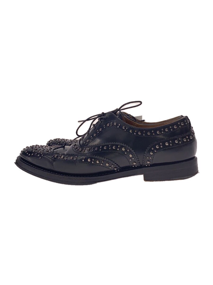 Church’s◆ドレスシューズ/36/BLK/スタッズ/BURWOOD MET BLK POLISHED