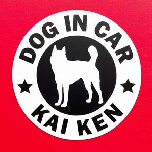 犬(甲斐犬_2)マグネット ステッカー 防水 車用【匿名配送】