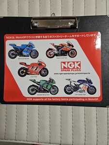 【NGK】 バイクステッカー (Moto GP配布非売品、レア品) NGK ステッカー