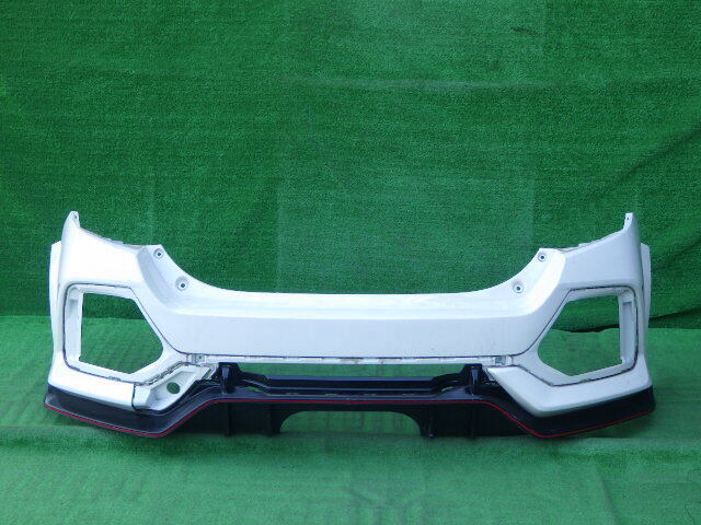 FK8 シビック タイプR 純正リアバンパー リヤバンパー 白 パール 71501-TGH-ZZ00? 下部アンダー付