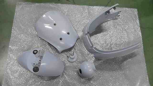 スズキ レッツ4 CA41A CA45A CA46A 外装セット 4点 白 ホワイト