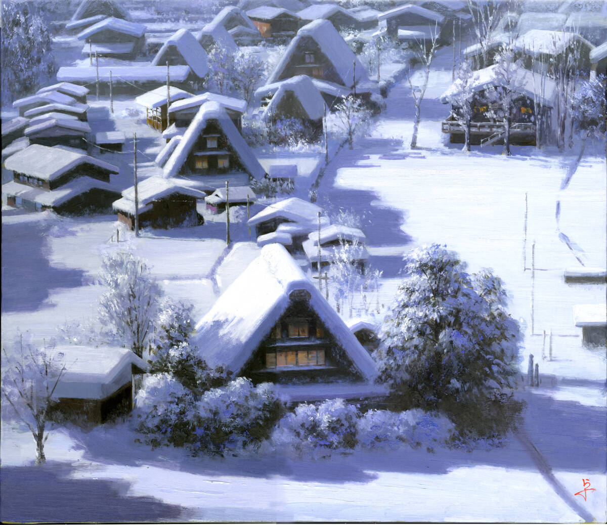 Yahoo!オークション -「雪 景色」(油彩) (絵画)の落札相場・落札価格 Yahoo!オークション -「雪 景色」(油彩) (絵画)の落札相場・落札価格