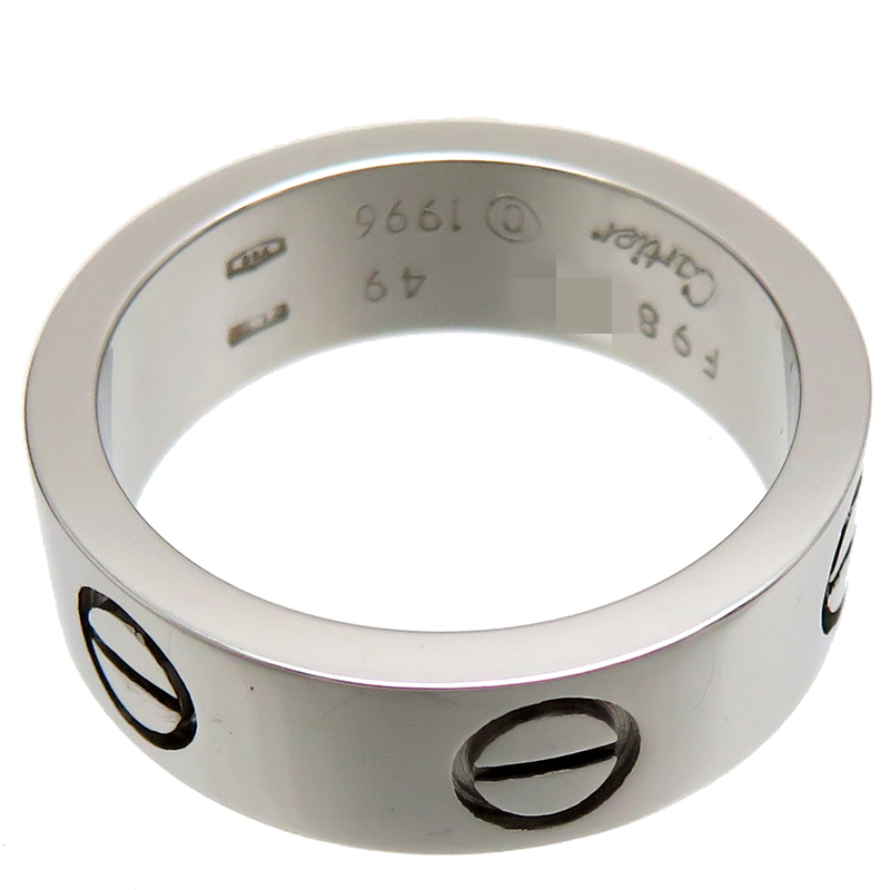 ［飯能本店］CARTIER カルティエ #49 ラブ B4084700 リング・指輪 750ホワイトゴールド 8.5号 レディース DH82546