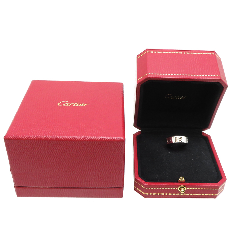 ［飯能本店］CARTIER カルティエ #49 ラブ B4084700 リング・指輪 750ホワイトゴールド 8.5号 レディース DH82546
