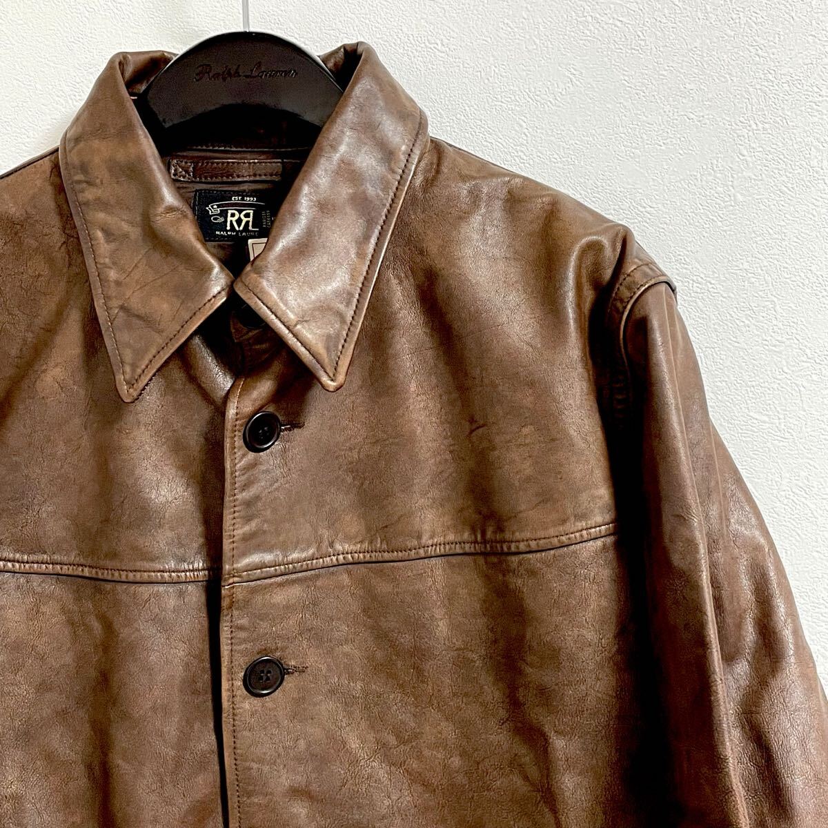 Yahoo!オークション -「rrl レザーカーコート」(ブランド別) の Yahoo!オークション -「rrl レザーカーコート」(ブランド別) の